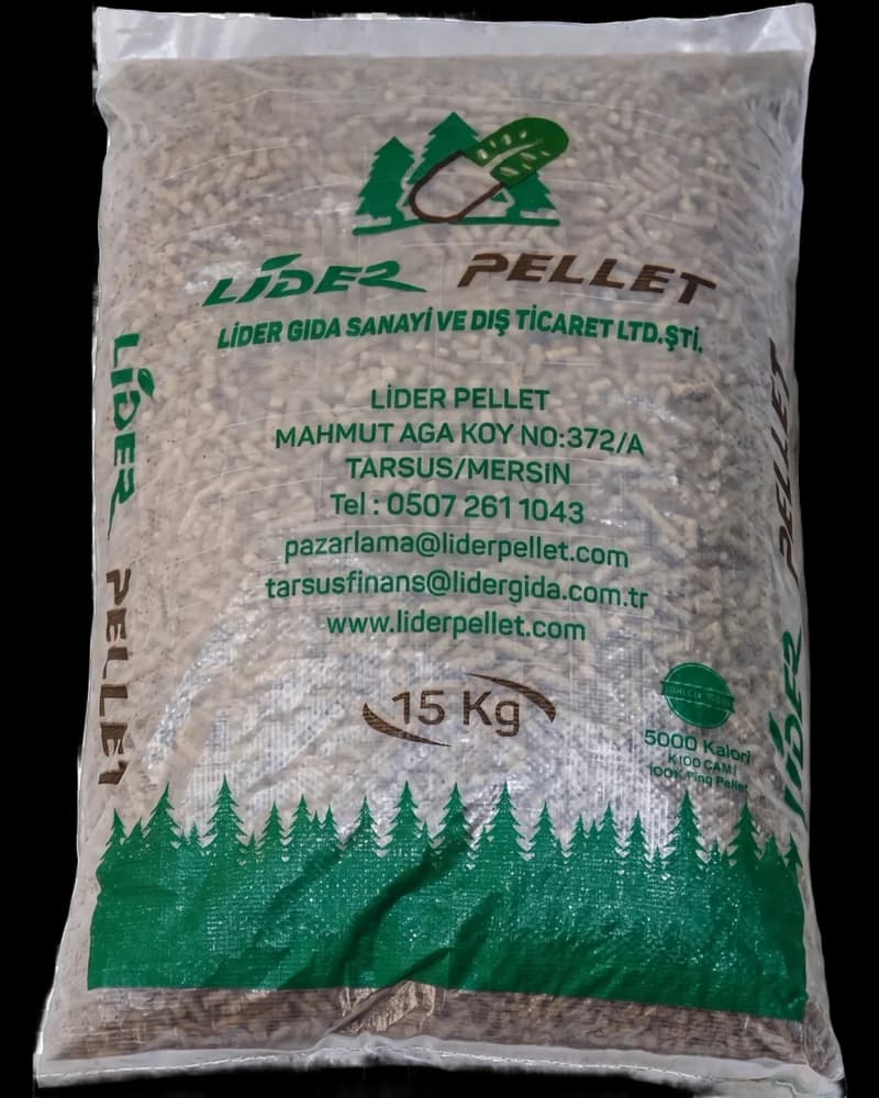 Lider Pellet Çam pellet, 15 kg torba